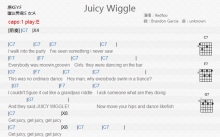 Redfoo《Juicy Wiggle》吉他谱_E调吉他弹唱谱_和弦谱