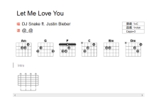 JustinBieber《Let Me Love You》吉他谱_A调吉他弹唱谱