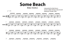 Blake Shelton《Some Beach》鼓谱_架子鼓谱