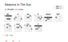 Westlife《Seasons In The Son》吉他谱_G调吉他弹唱谱_和弦谱
