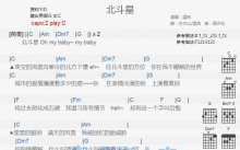温岚《北斗星》吉他谱_C调吉他弹唱谱_和弦谱