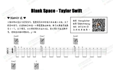 taylor swift《blank space》吉他谱_吉他弹唱谱