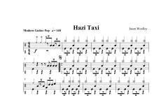 五级考级曲目《Hazi Taxi》鼓谱_架子鼓谱