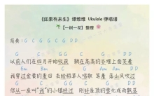 谭维维《如果有来生》_尤克里里谱