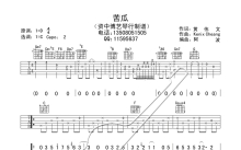 陈奕迅《苦瓜》吉他谱_C调吉他弹唱谱