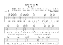 Sam Smith《Saty With Me》吉他谱_C调吉他弹唱谱