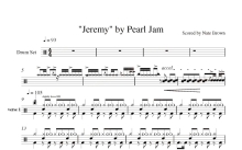 Pearl Jam《jeremy》鼓谱_架子鼓谱