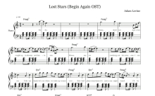Adam Levine《Lost Stars》钢琴谱