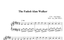 Alan Walker《The Feded》钢琴谱