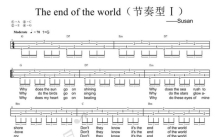 Susan Boyle《The end of the world》_G调尤克里里谱