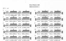 《6/8拍滚奏练习3》鼓谱_架子鼓谱