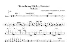 Beatles《Strawberry Fields Forever》鼓谱_架子鼓谱