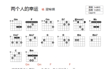 梁咏琪《两个人的幸运》吉他谱_吉他弹唱谱_和弦谱