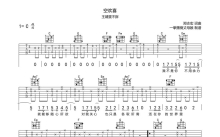 王靖雯不胖《空欢喜》吉他谱_C调吉他弹唱谱