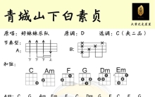 好妹妹乐队《青城山下白素贞》_尤克里里谱